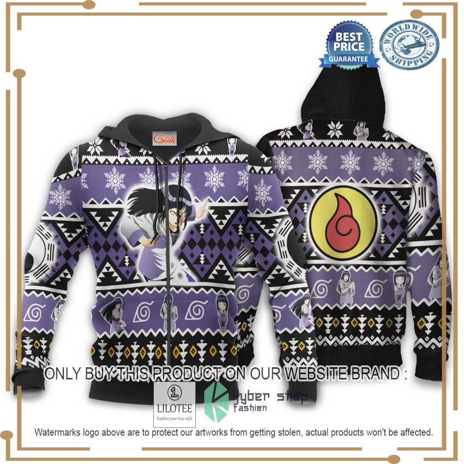 Alternative view of Hyuga Hinata Sweater, Hoodie - LIMITED EDITION