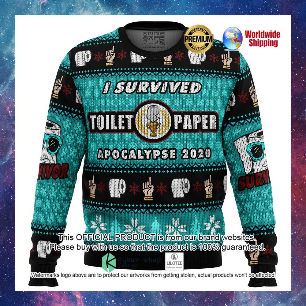 i survived toilet paper apocalypse 2020 christmas sweater 1 975