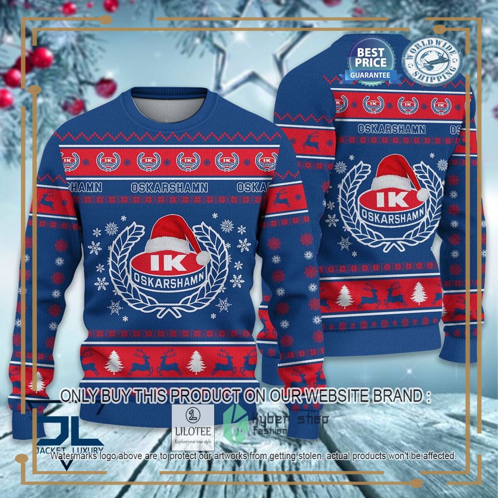 IK Oskarshamn Ugly Christmas Sweater 6