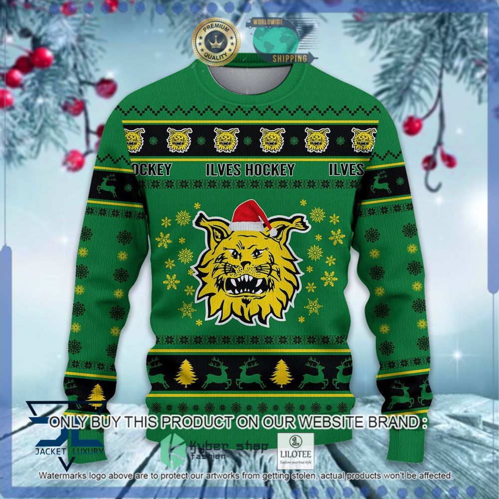 ilves hockey hat christmas sweater 1 42547