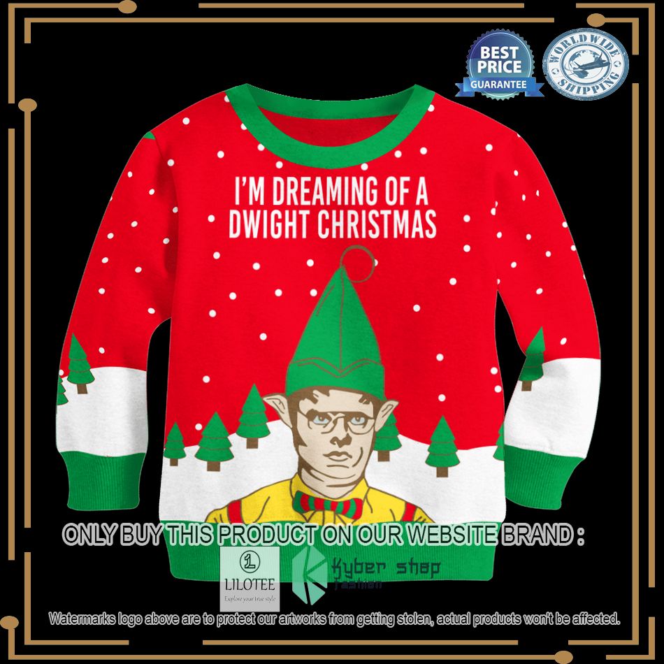 im dreaming of a dwight christmas sweater 2 62744