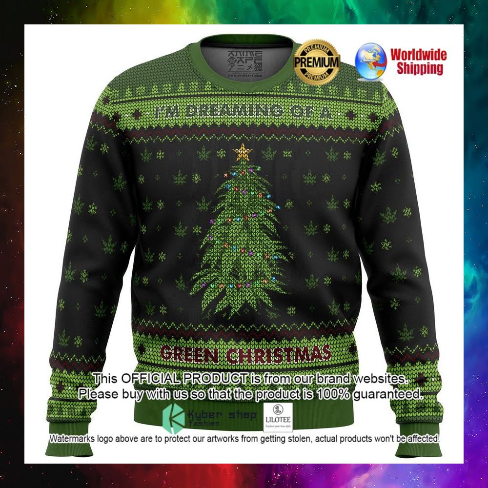 im dreaming of a green christmas sweater 1 74