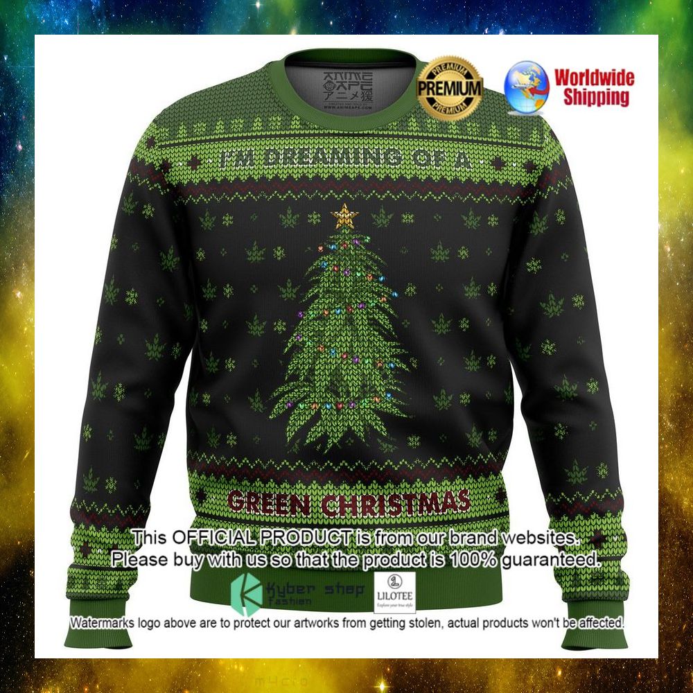 im dreaming of a green christmas sweater 1 840