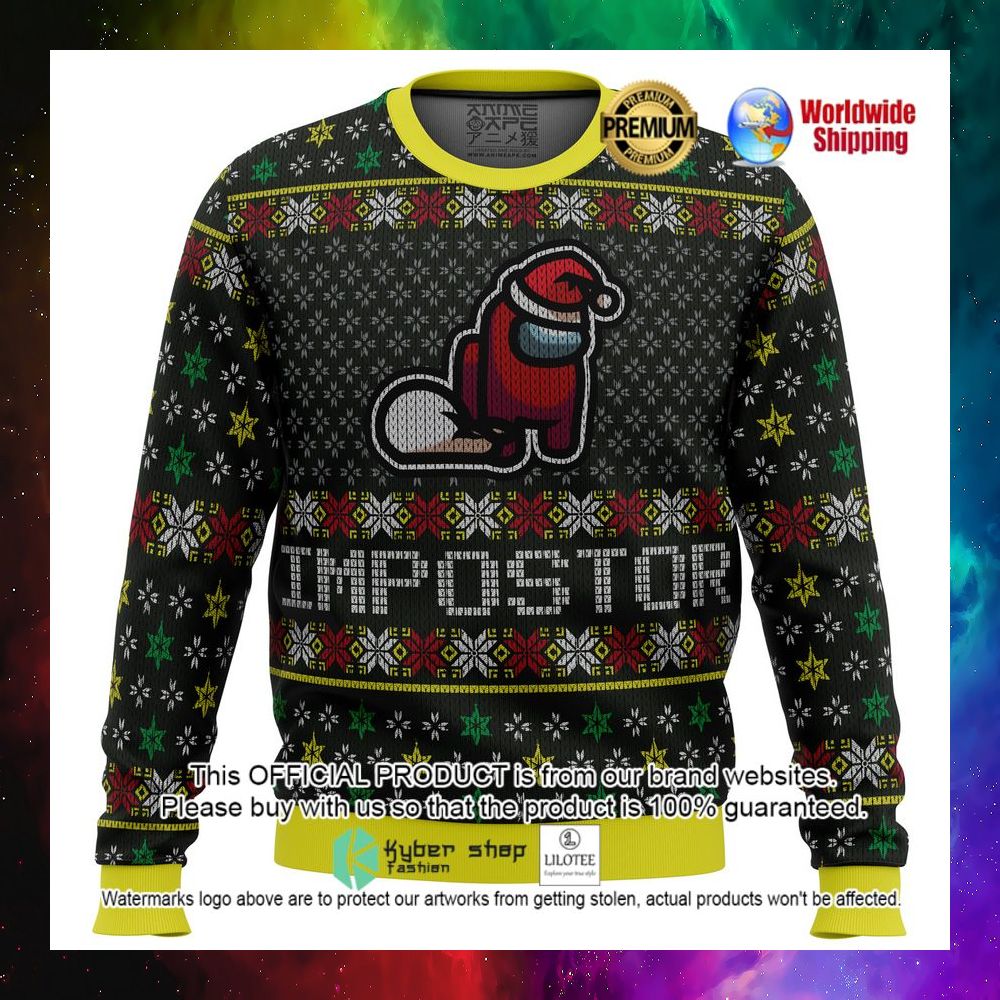 impostor among us christmas sweater 1 115