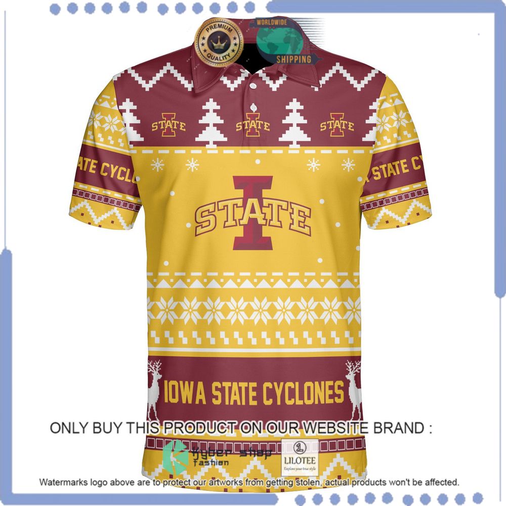 iowa state cyclones personalized sweater polo 1 14290