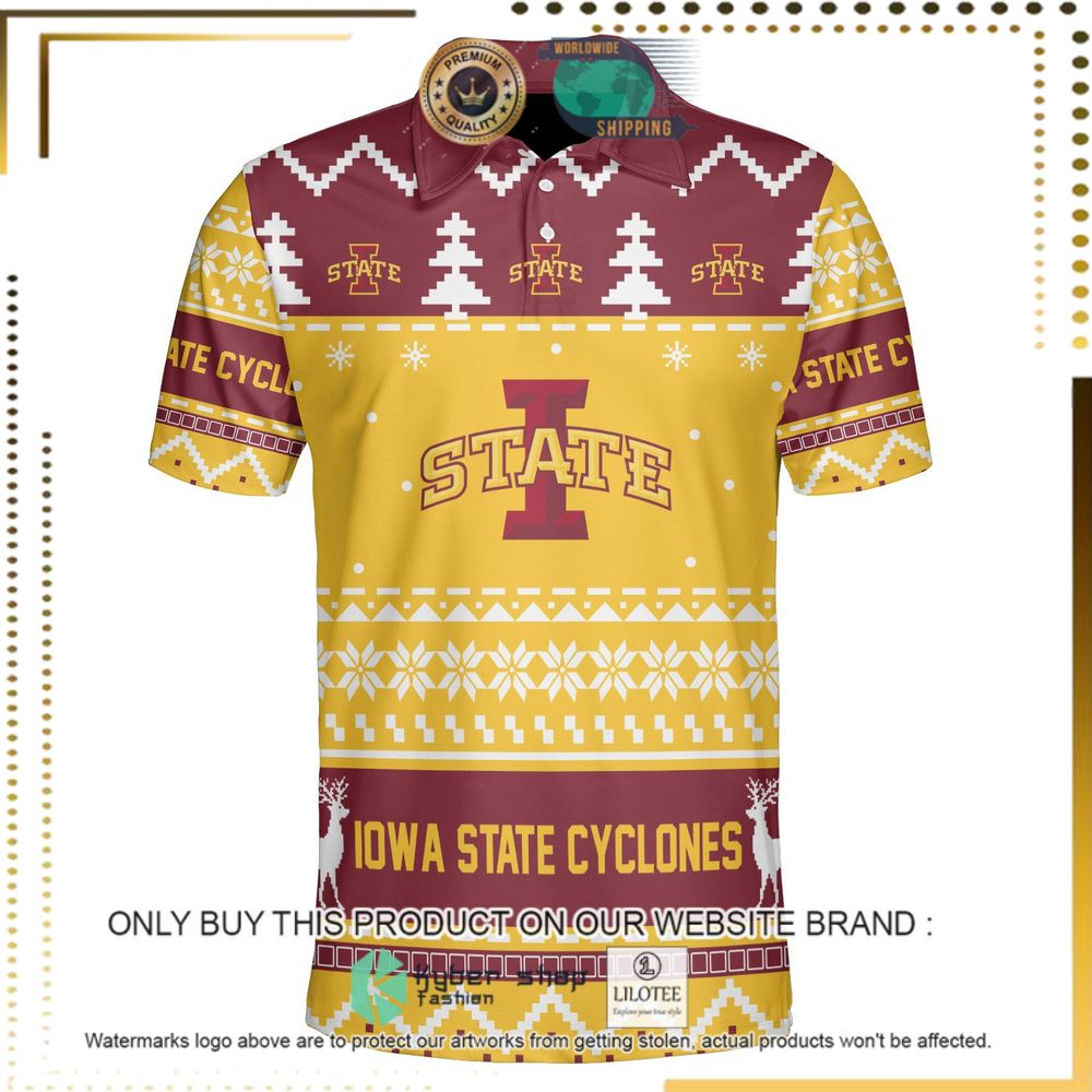 iowa state cyclones personalized sweater polo 1 16232