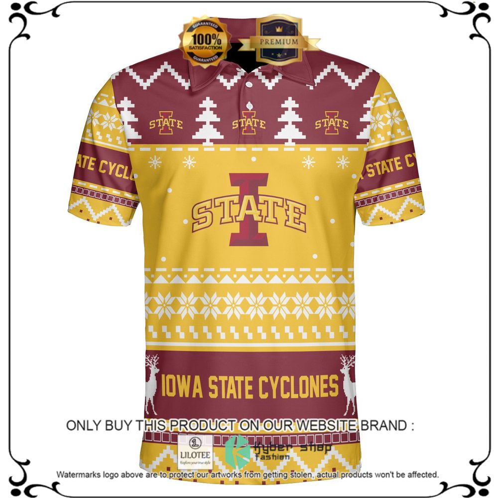 iowa state cyclones personalized sweater polo 1 28749