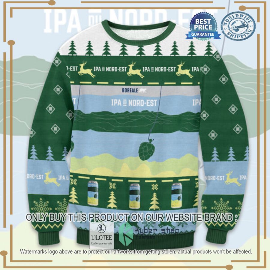 ipa nord est beer christmas sweater 1 60527