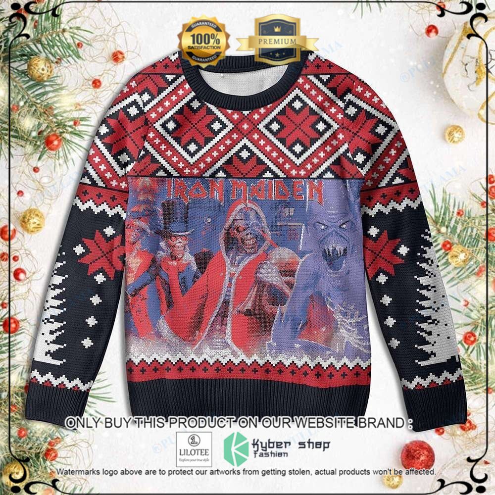 iron maiden christmas sweater 1 71427
