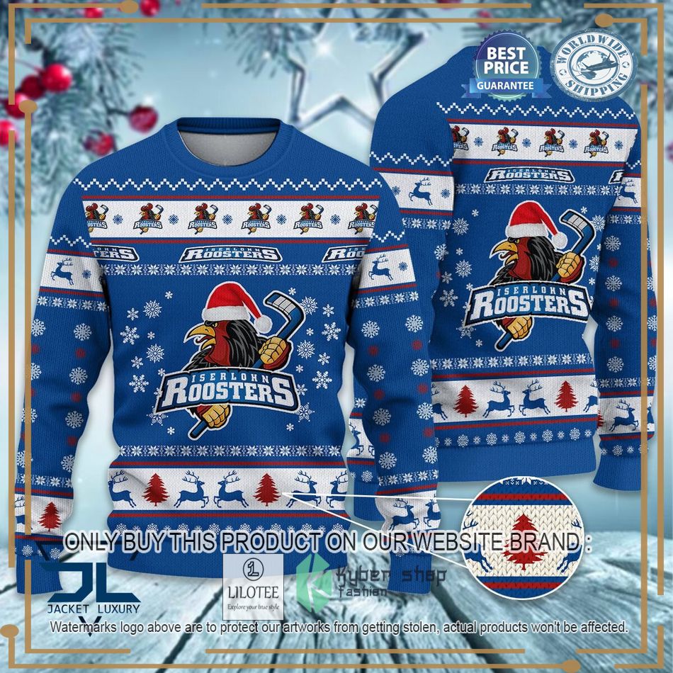 Iserlohn Roosters Pen del 1 and 2 Ugly Sweater 6