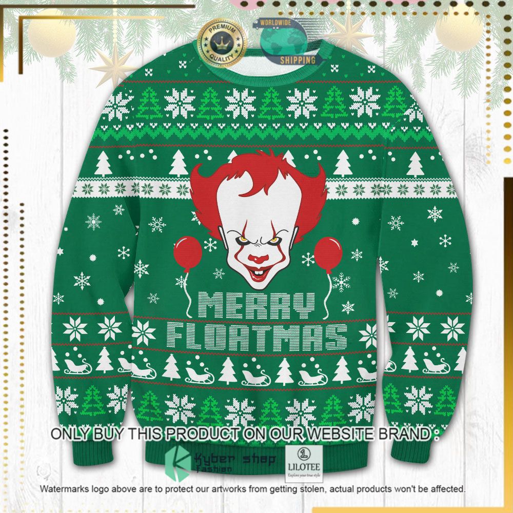 it pennywise merry floatmas ugly sweater 1 8842