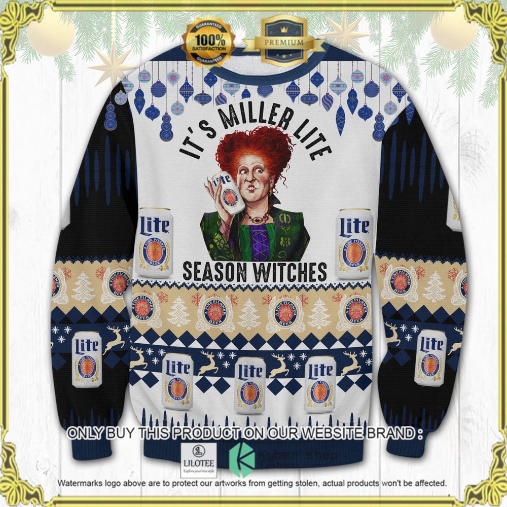 its miller lite season witches ugly sweater 1 87713