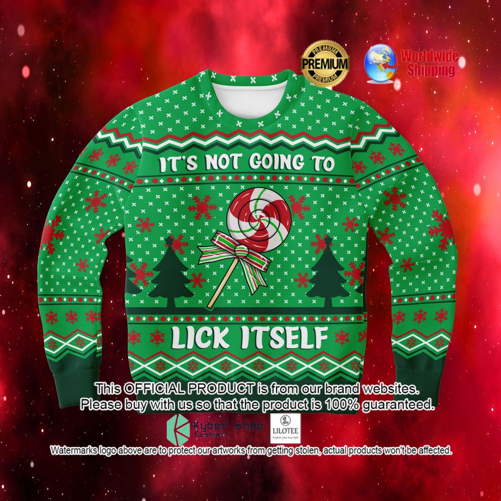 its not going to lick itself lollipop sweater 1 356