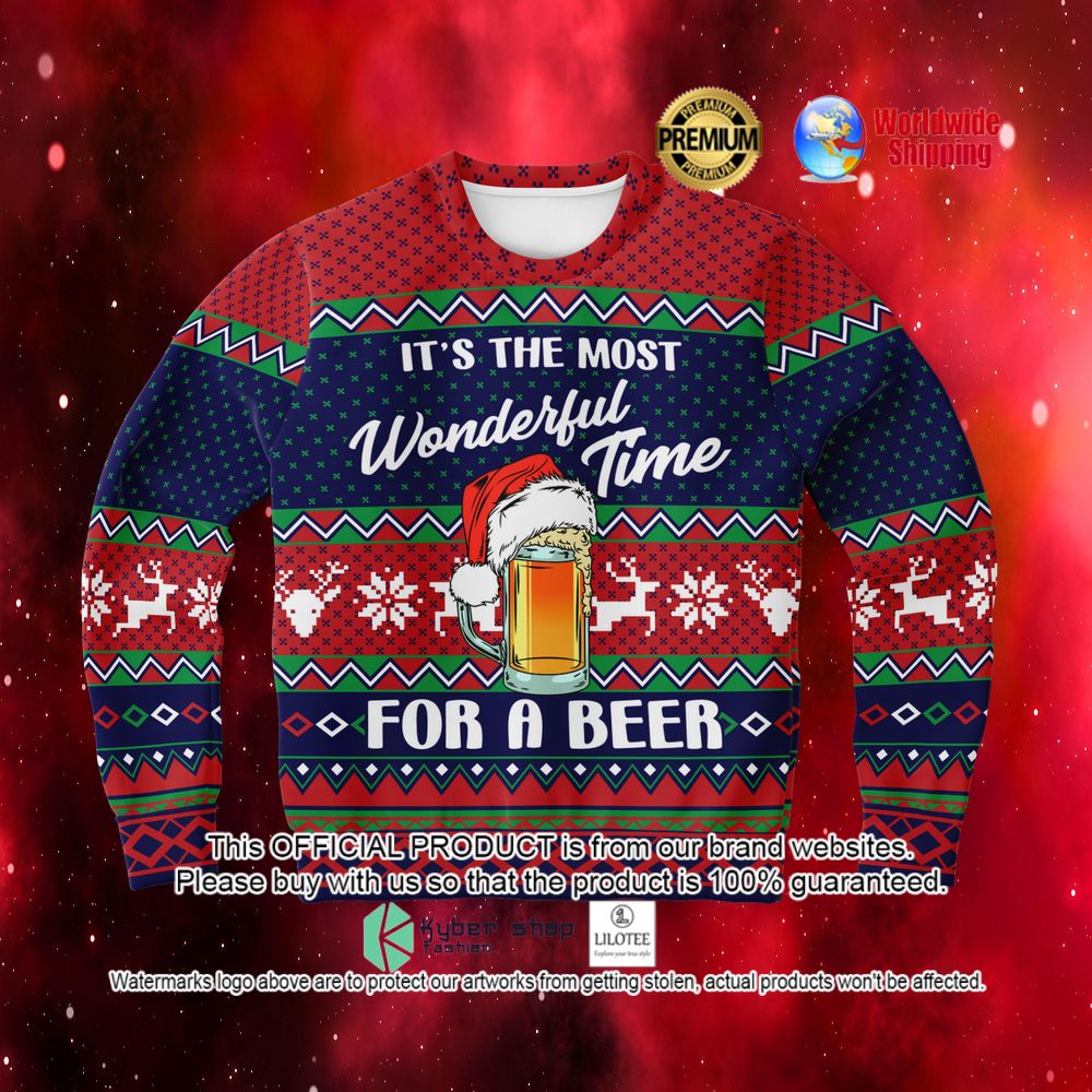its the most wonderful time for a beer sweater 1 748