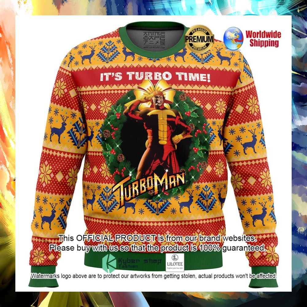 its turbo time turbo man christmas sweater 1 654
