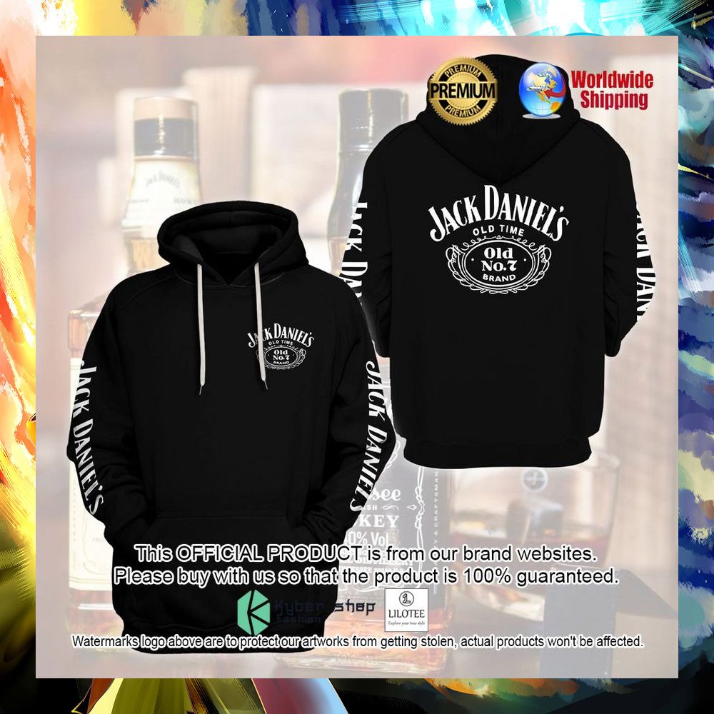 jack daniels black 3d hoodie shirt 1 389