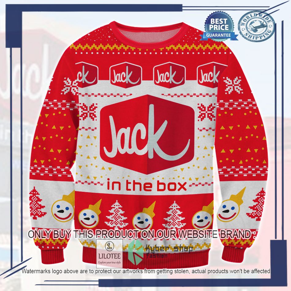 jack in the box ugly christmas sweater 1 97485