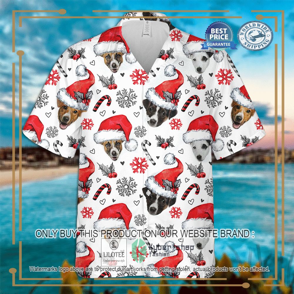Jack Russell Terrier Christmas Hawaiian Shirt 4