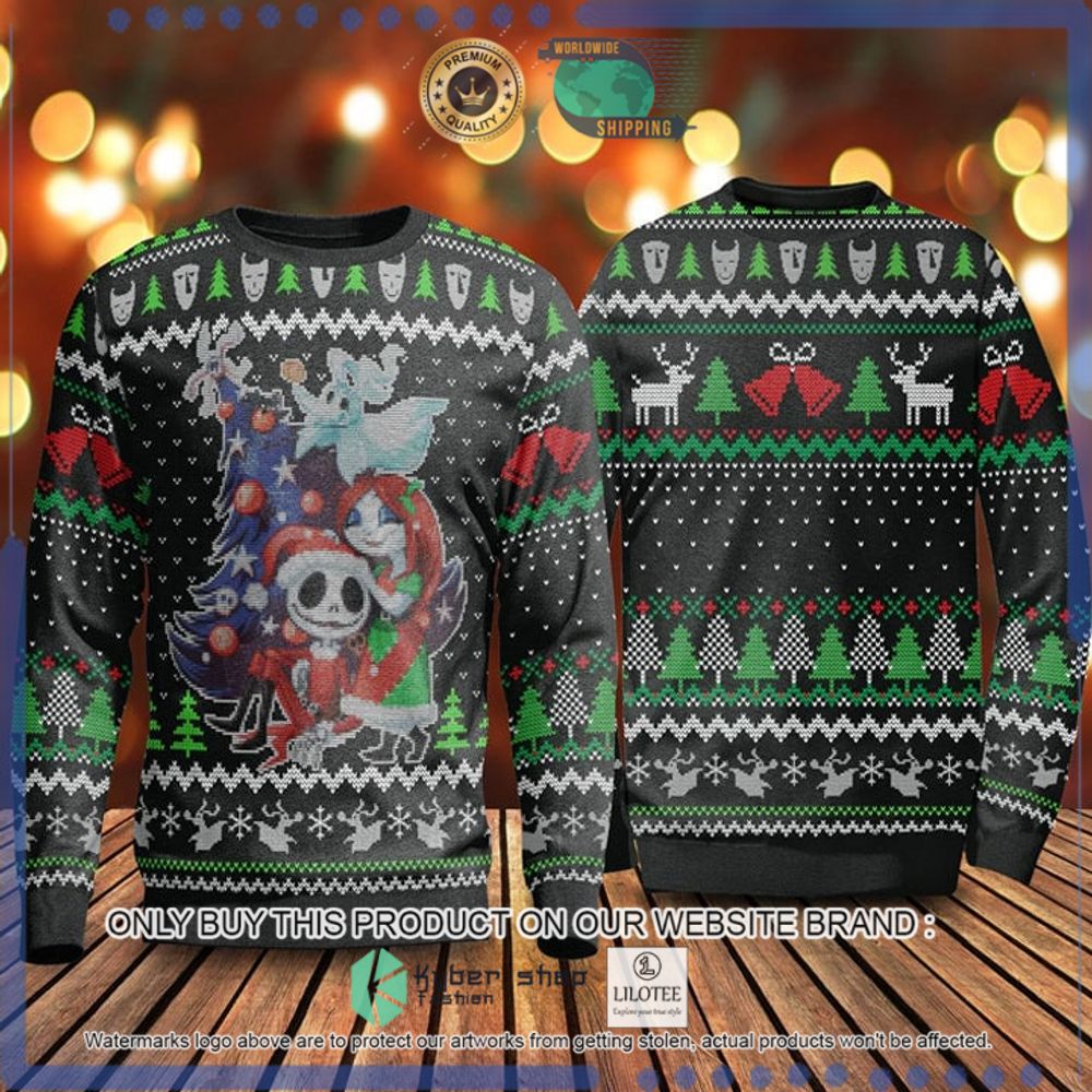 jack skellington and saly christmas sweater 1 45366