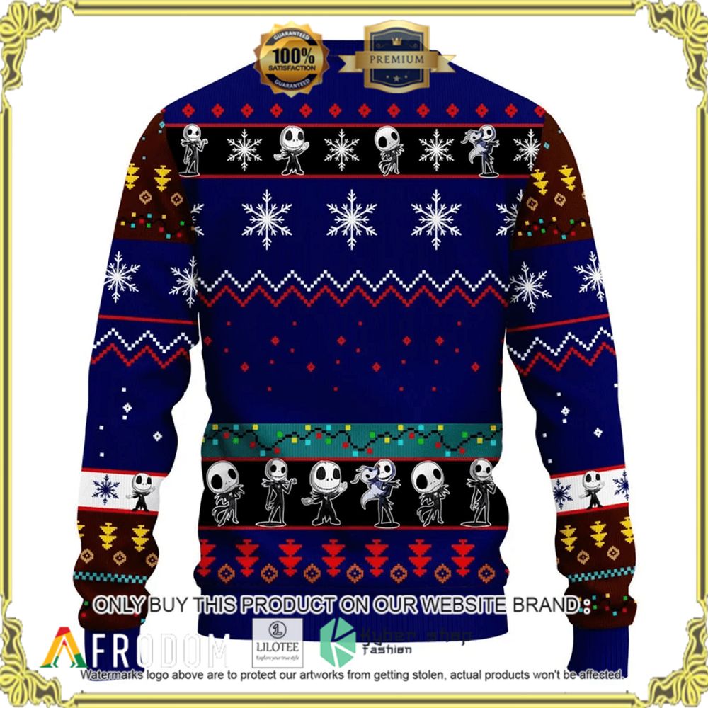 jack skellington hat blue christmas sweater 1 89631