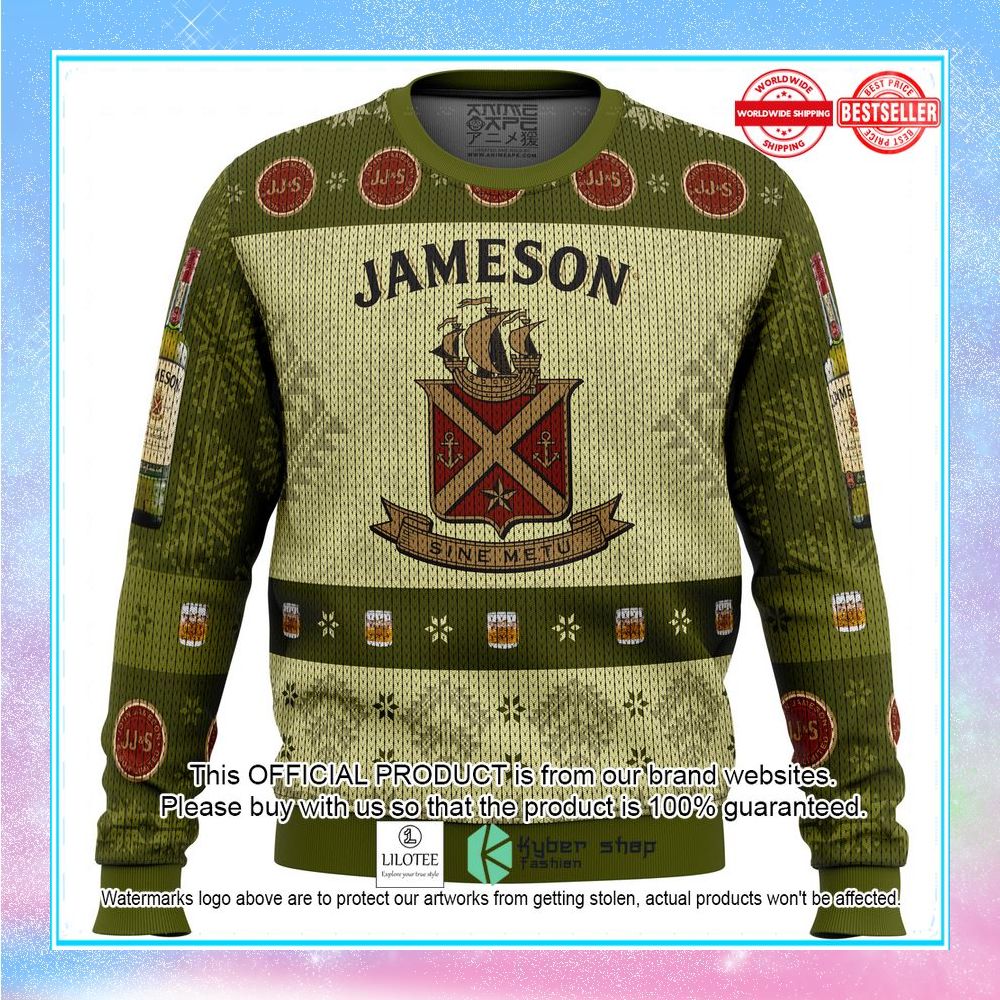 jameson irish whiskey sweater christmas 1 128