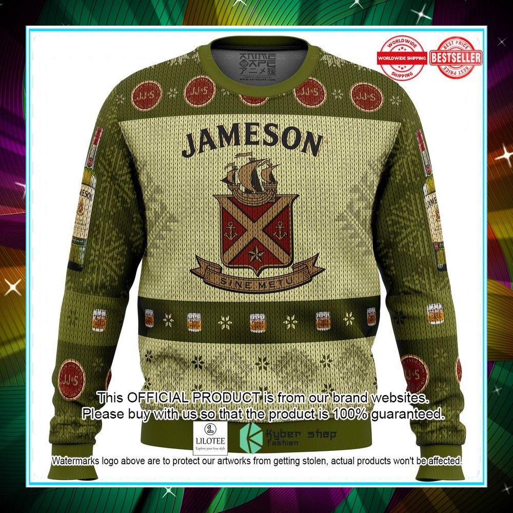 jameson irish whiskey sweater christmas 1 536