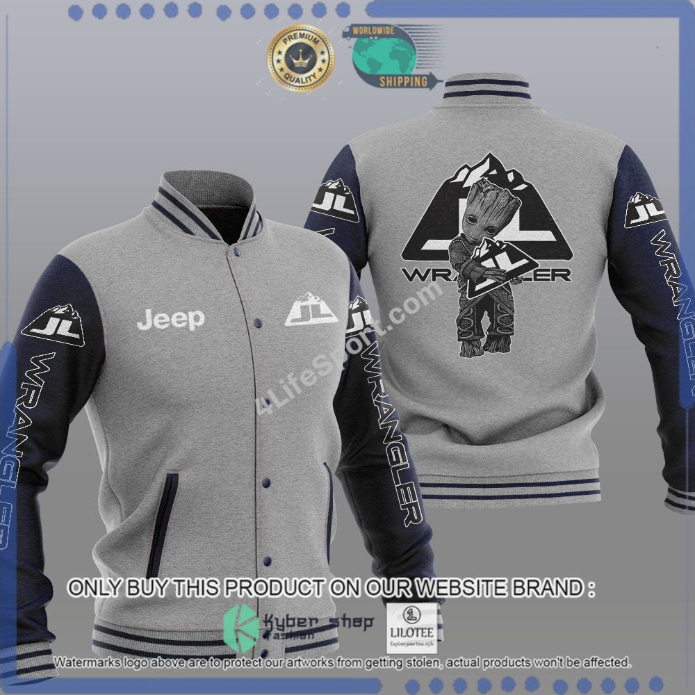 jeep wrangler baby groot hug baseball jacket 1 52980