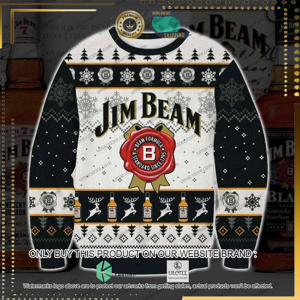 jim beam knitted christmas sweater 1 49933
