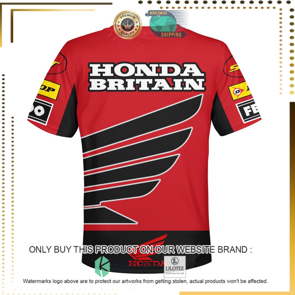 joey dunlop racing honda britain red black 3d hoodie shirt 6 38921
