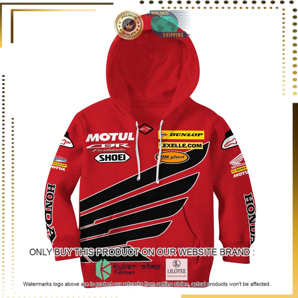 joey dunlop racing honda tt legends red black 3d hoodie shirt 3 37218