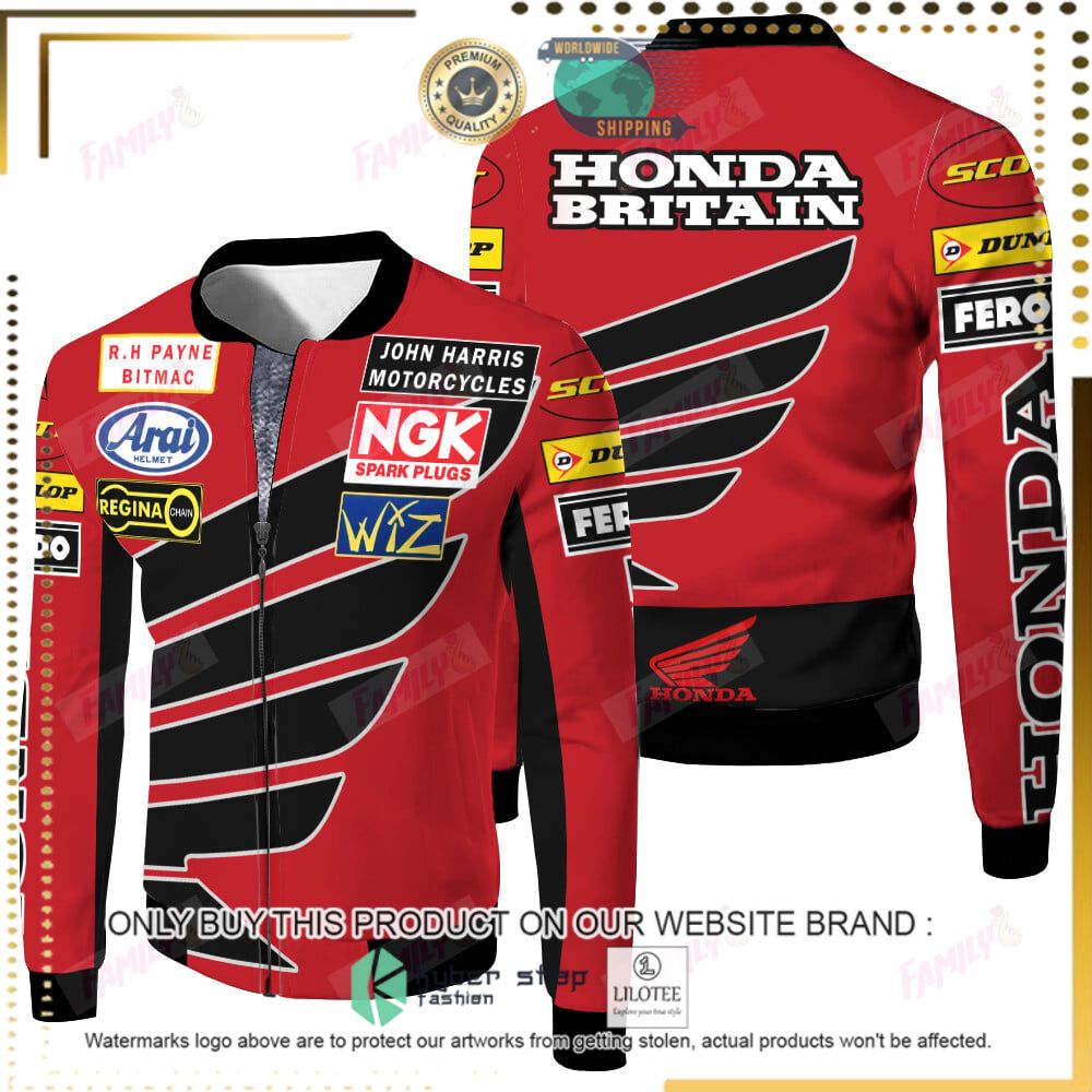 joey dunlop racing red black 3d hoodie shirt 4 79824
