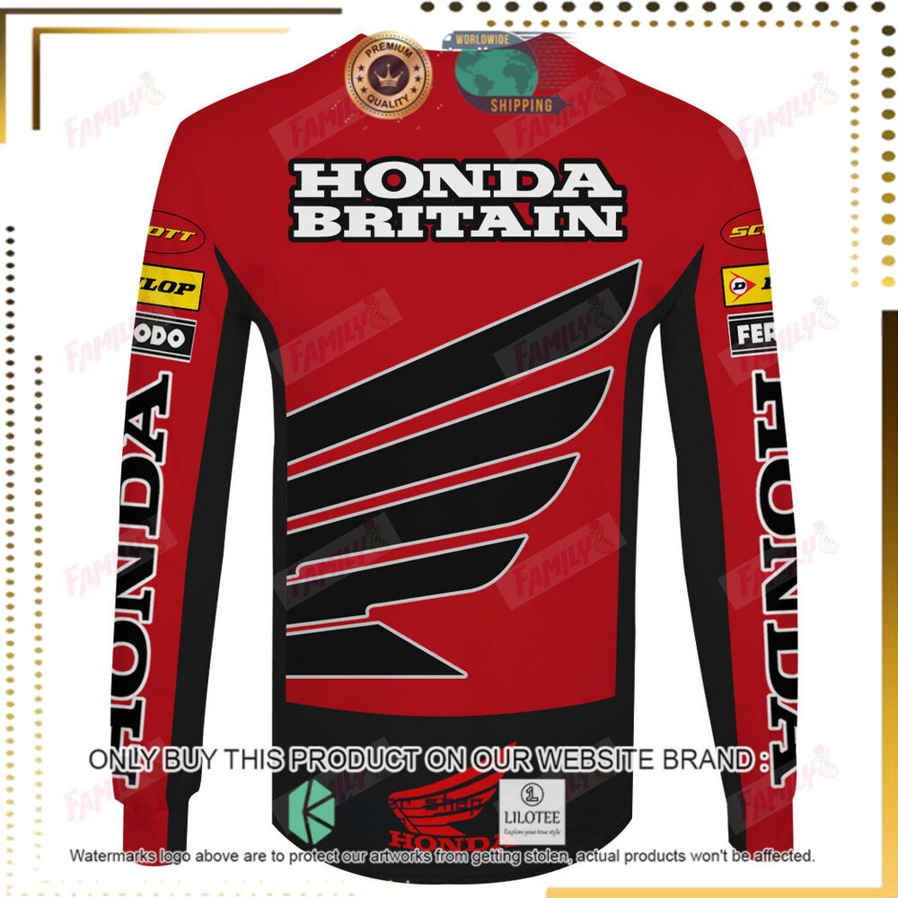 joey dunlop racing red black 3d hoodie shirt 6 13811