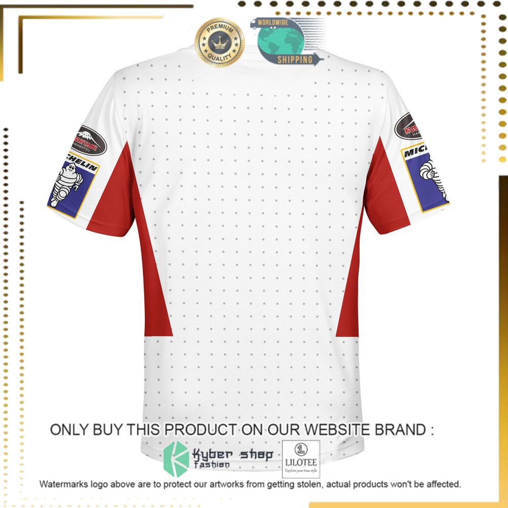 joey dunlop racing red white 3d hoodie shirt 6 66814