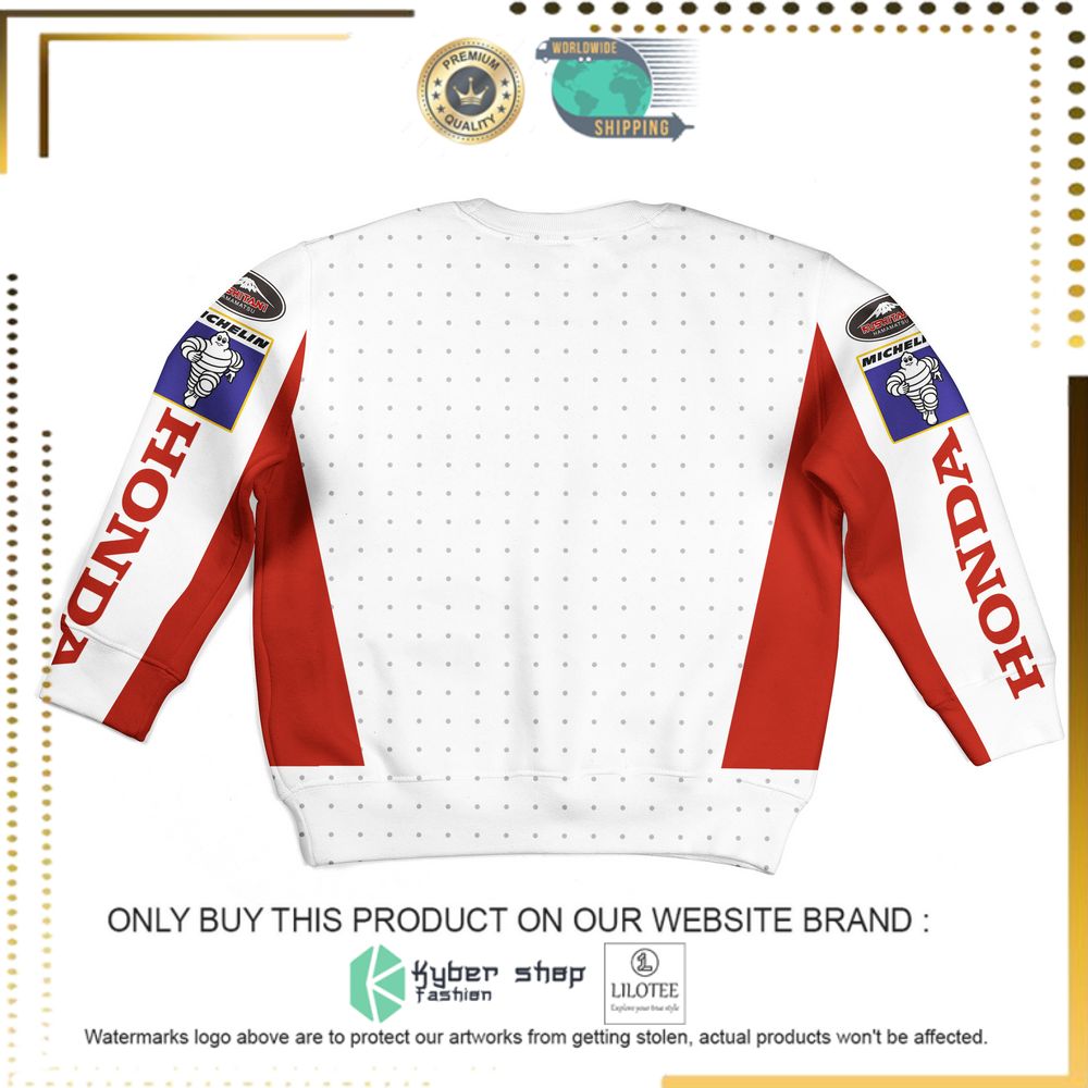 joey dunlop racing red white 3d hoodie shirt 8 33163