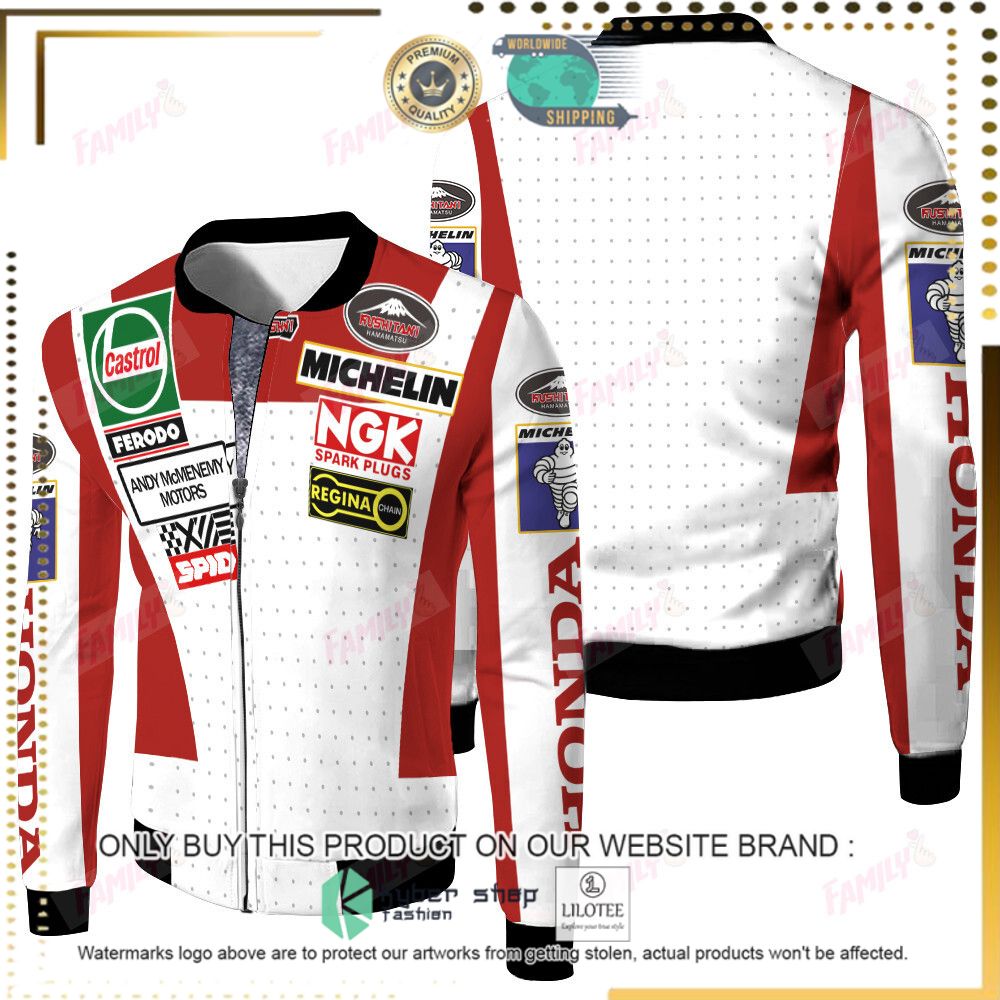 joey dunlop racing white red 3d hoodie shirt 5 54031