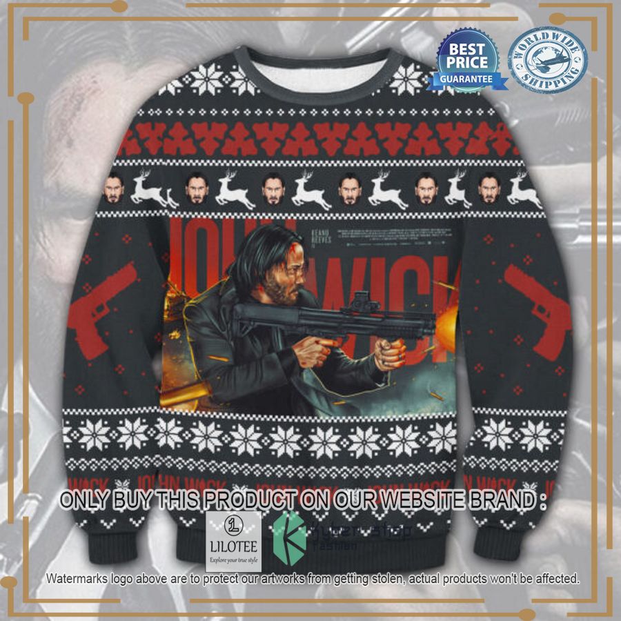 john wick christmas sweater 1 47167