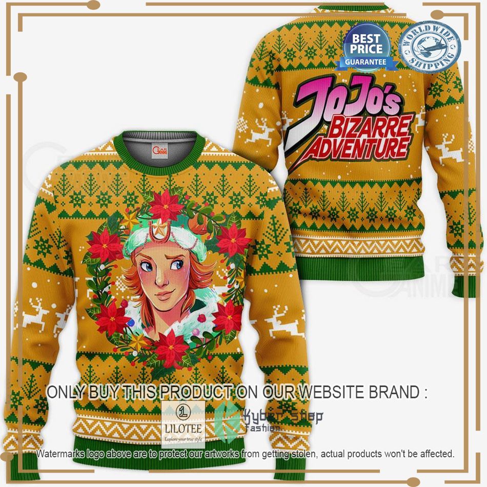 JoJo's Bizarre Adventure Dio Brando Ugly Christmas Sweater 3