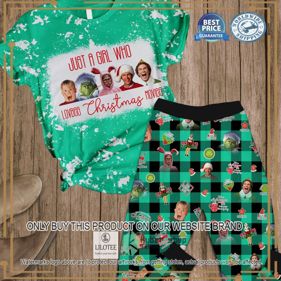 Just A Girl Who Loves Christmas Movies Pajamas Set - LIMITED EDITION 6