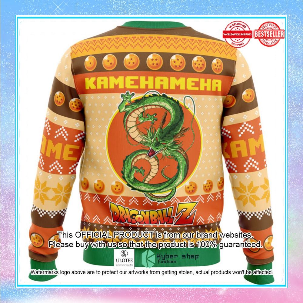 kamehameha dragon ball z christmas sweater 2 228