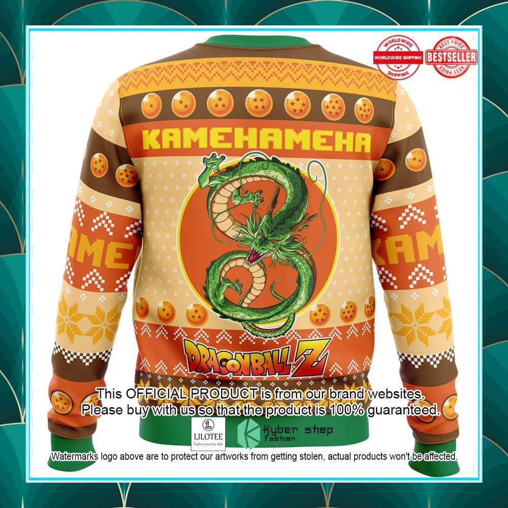 kamehameha dragon ball z christmas sweater 3 878