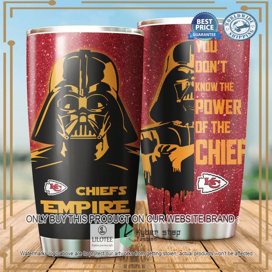 kansas city chiefs stars wars you dont know the power tumbler 1 72651