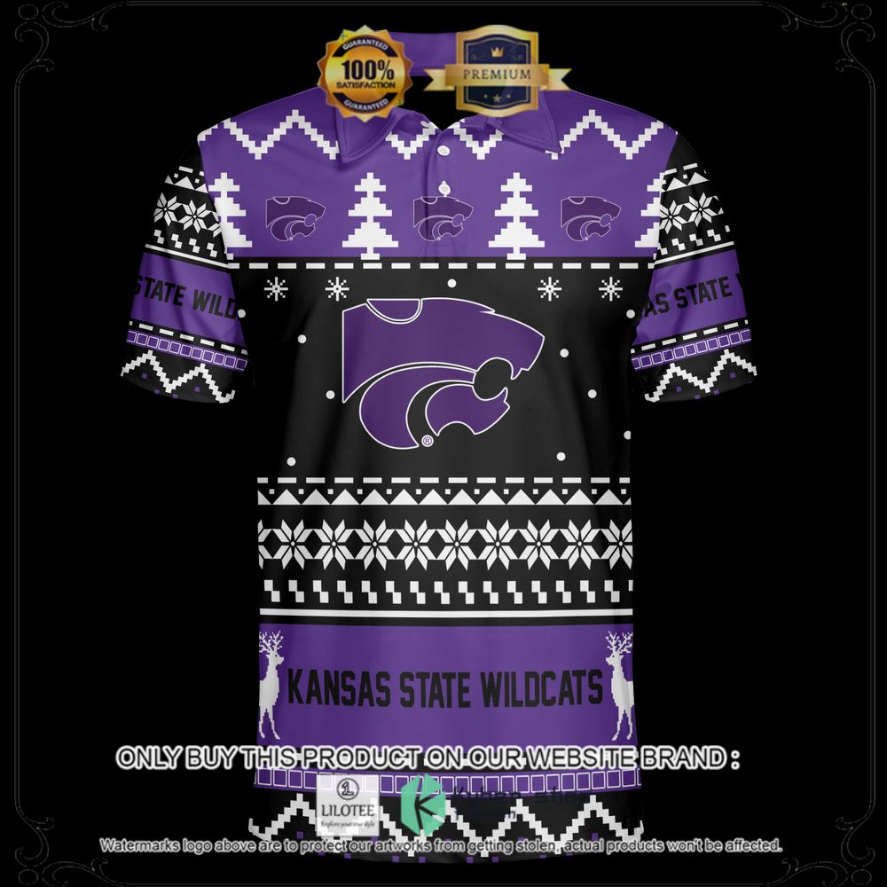 kansas state wildcats personalized sweater polo 1 14567