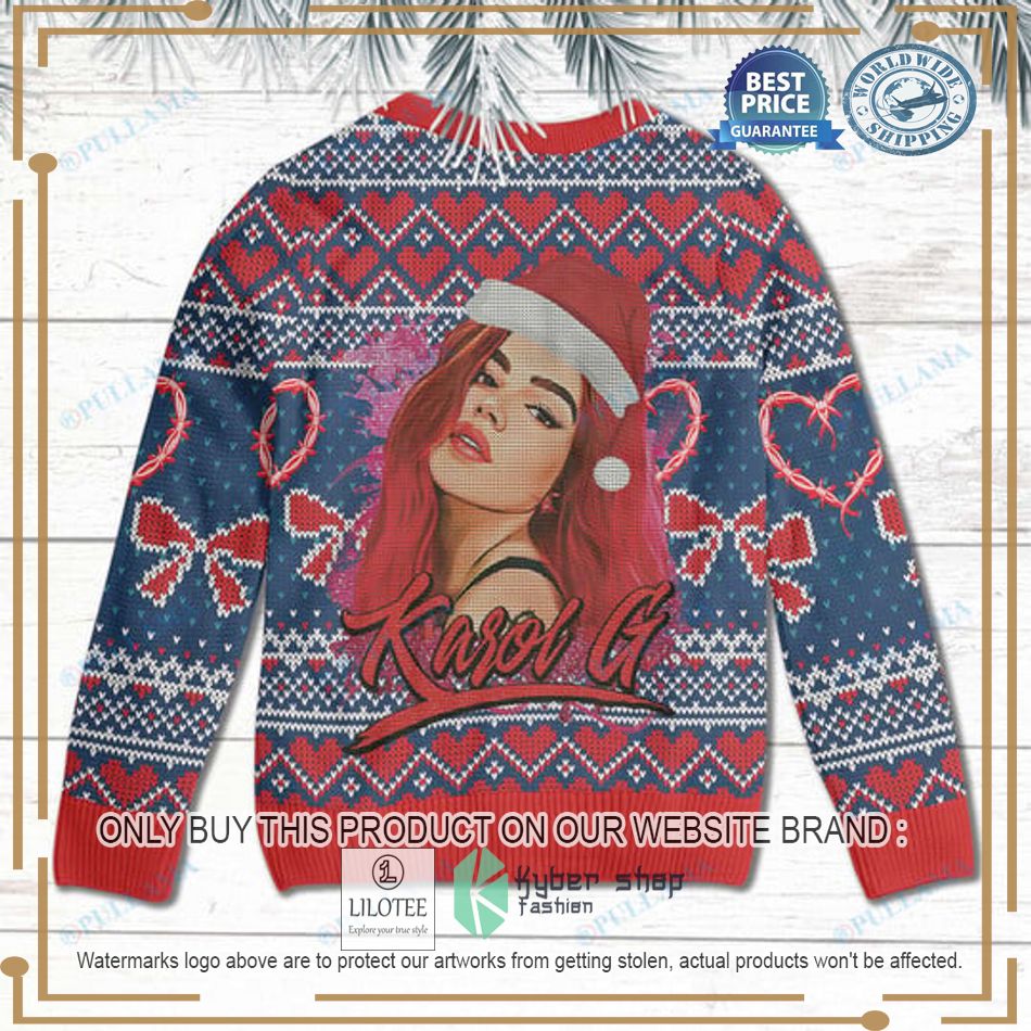 karol g ugly christmas sweater 3 58383