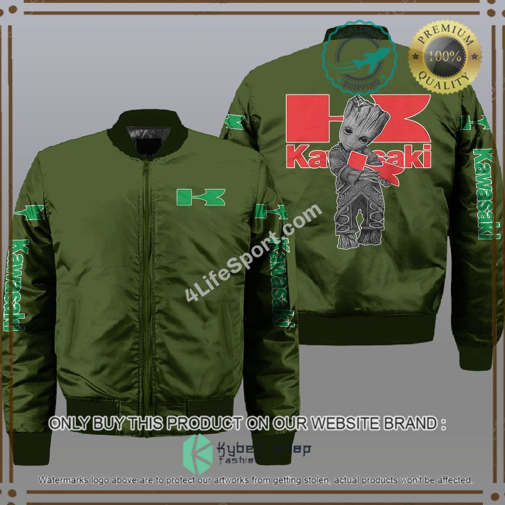 kawasaki baby groot hug bomber jacket 1 72968