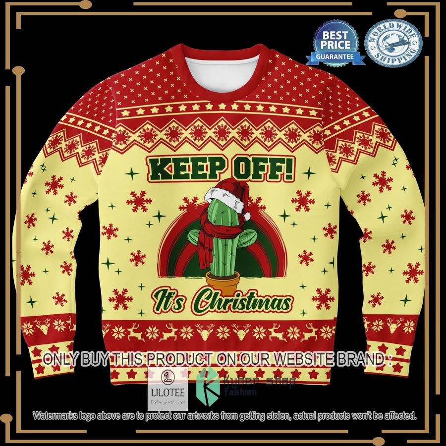 keep off christmas sweater 1 89562