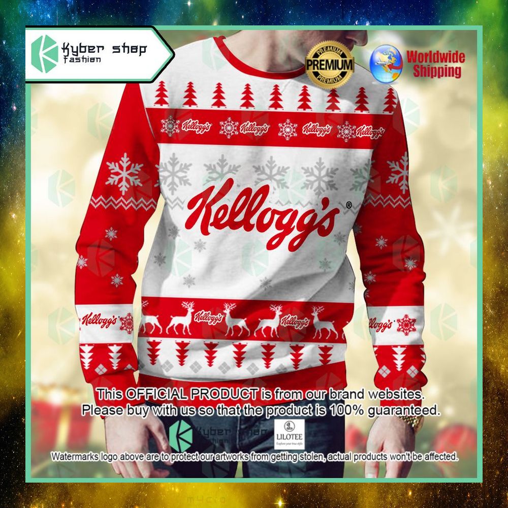 kelloggs custom name christmas sweater 1 552