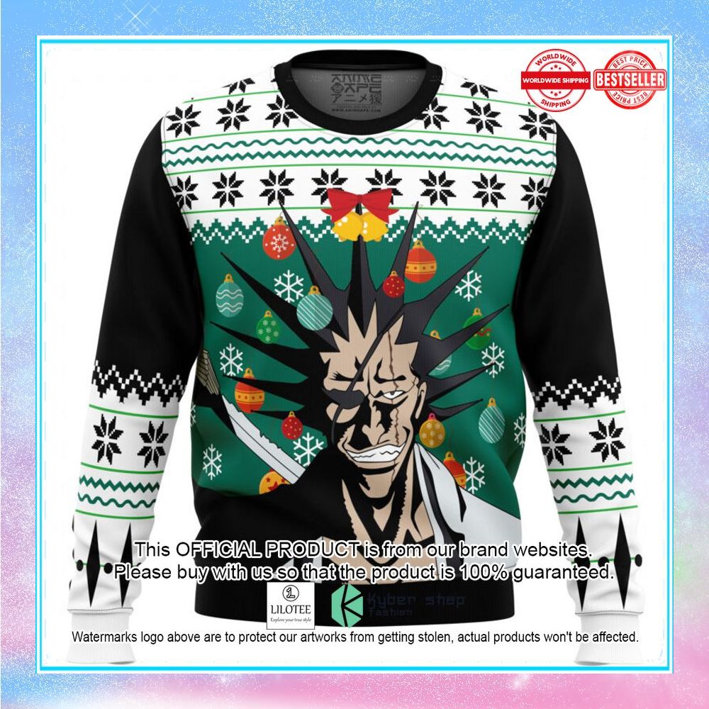 kenpachi zaraki bleach sweater christmas 1 189