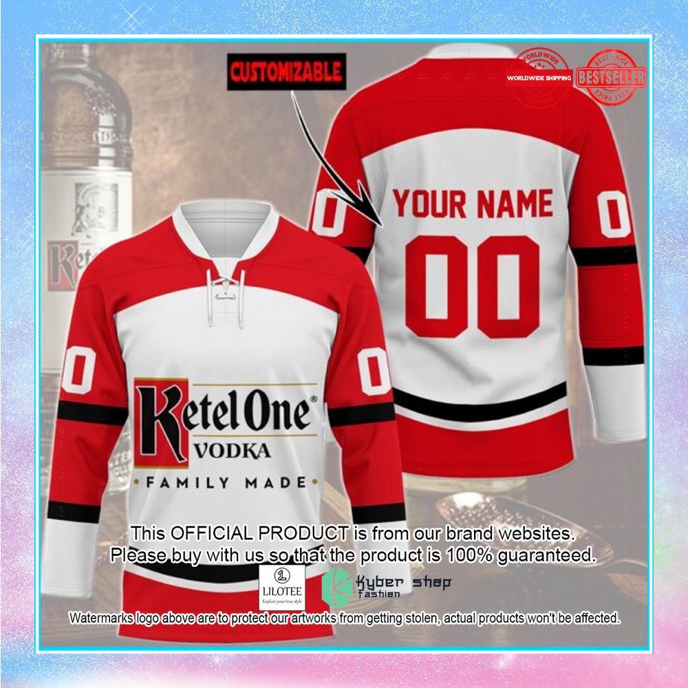 ketel one custom name hockey jersey 1 531