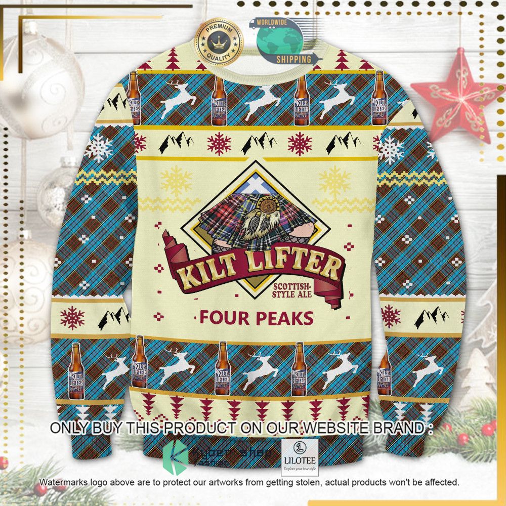 kilt lifter four peaks knitted christmas sweater 1 37496