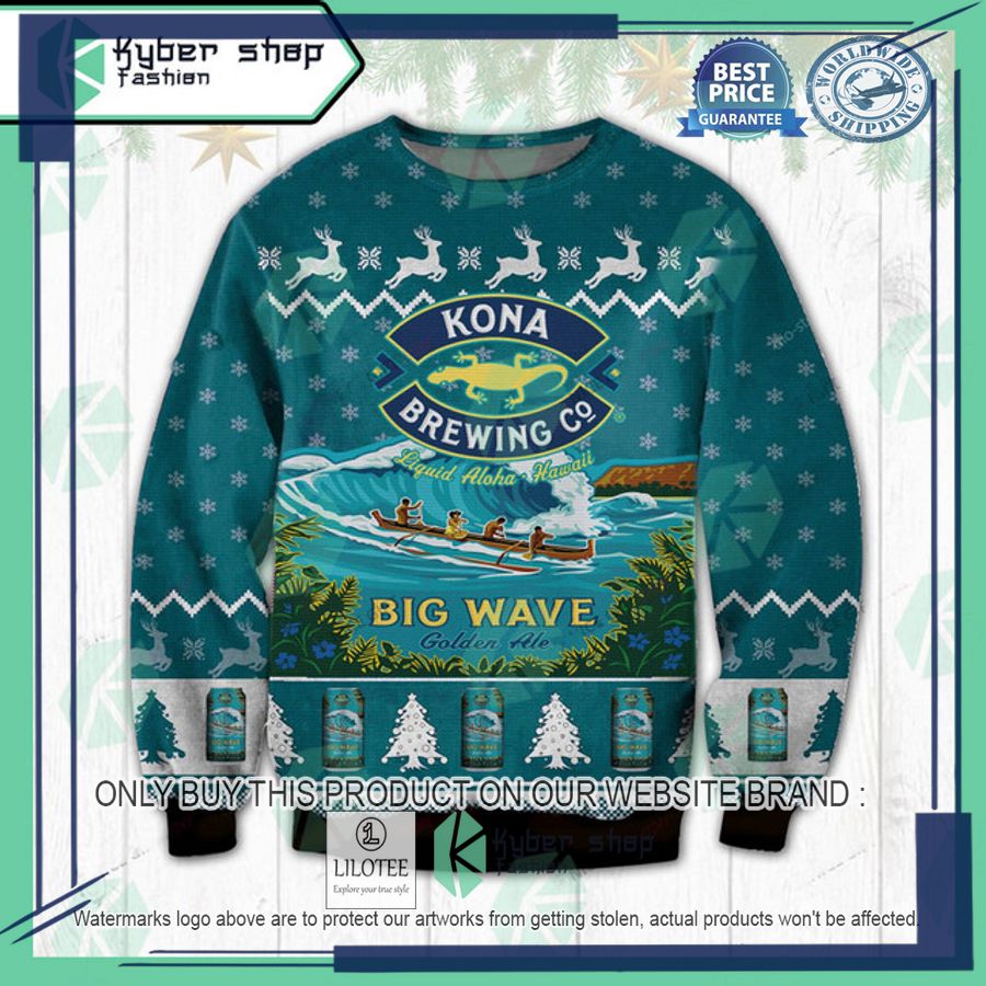 kona brewing ugly christmas sweater 1 71047